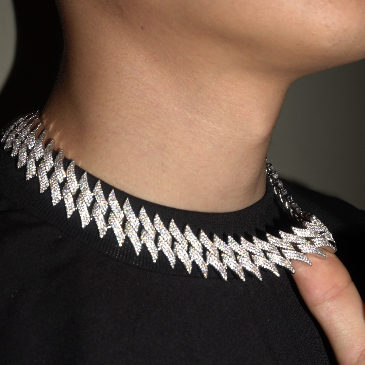 20MM SPIKED CUBAN CHAIN