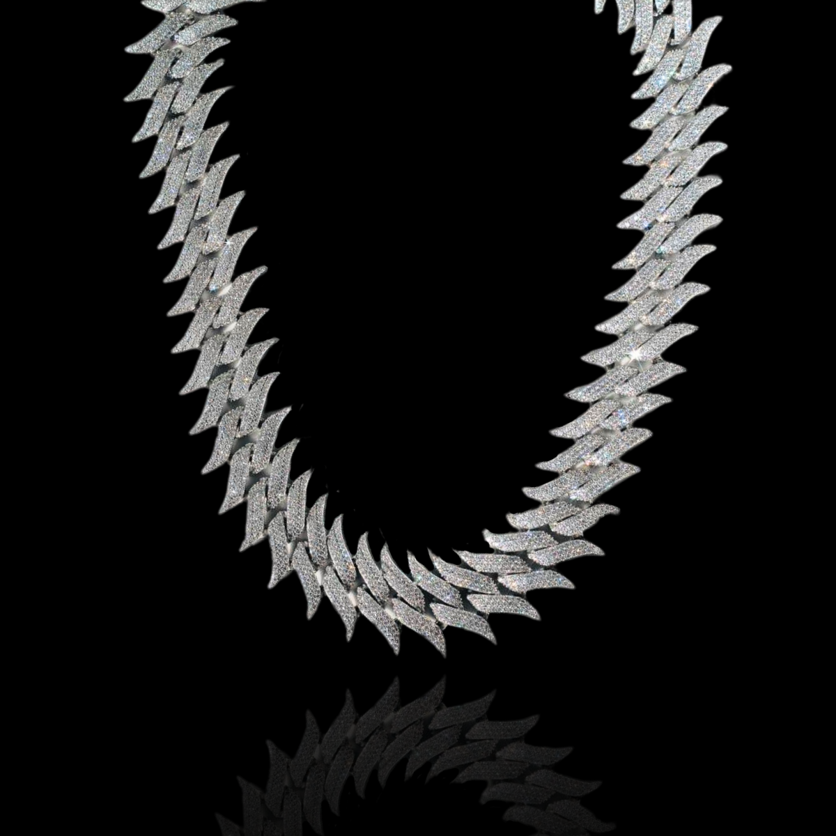 20MM SPIKED CUBAN CHAIN
