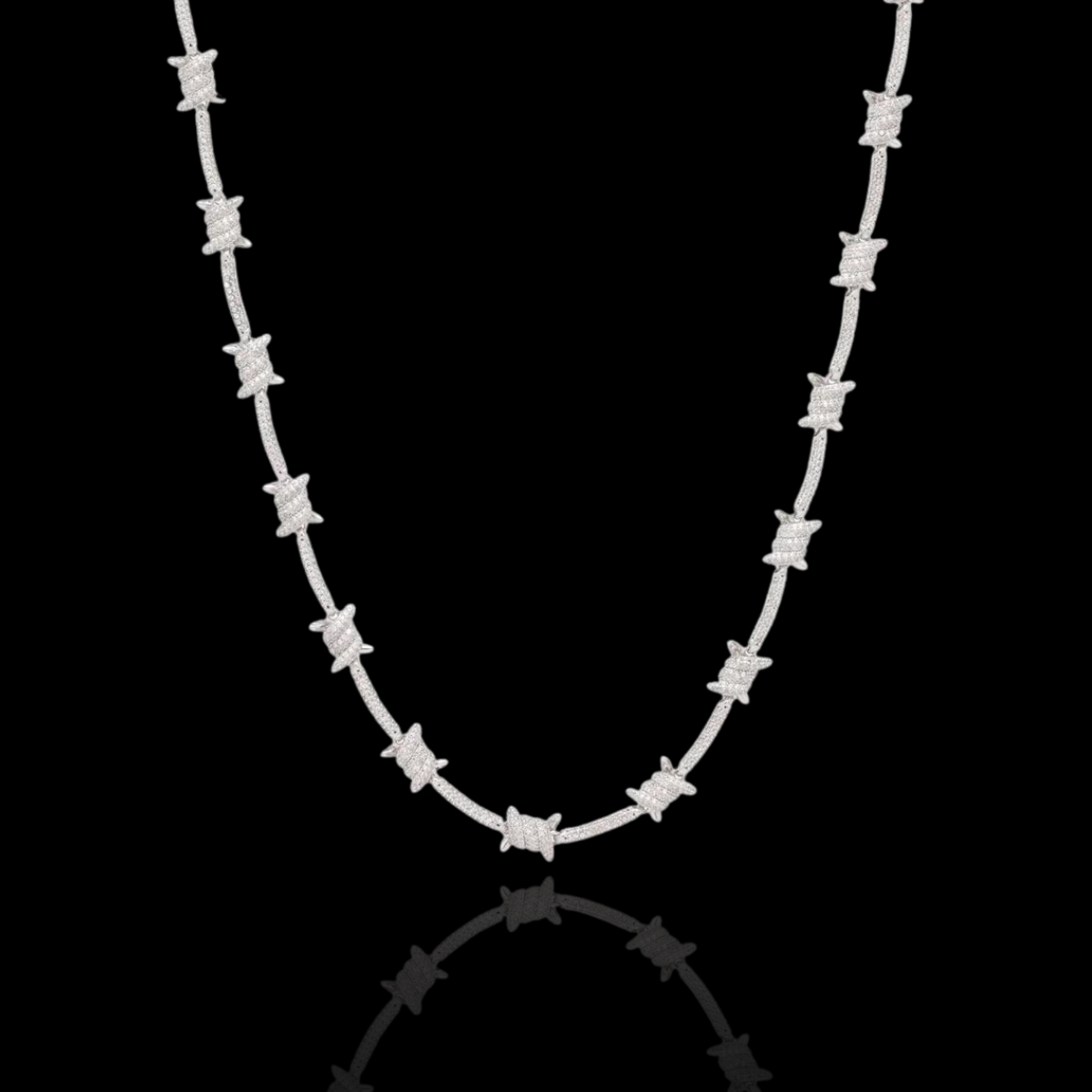 ICED BARBED WIRE CHAIN